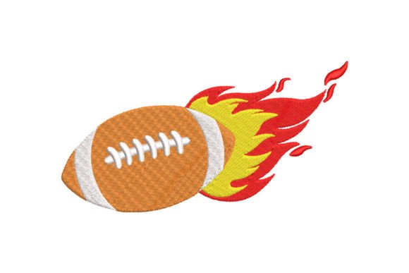 Football Embroidery for Seasonal and Holiday Designs