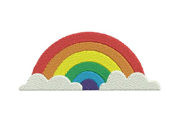 Rainbow Embroidery Design